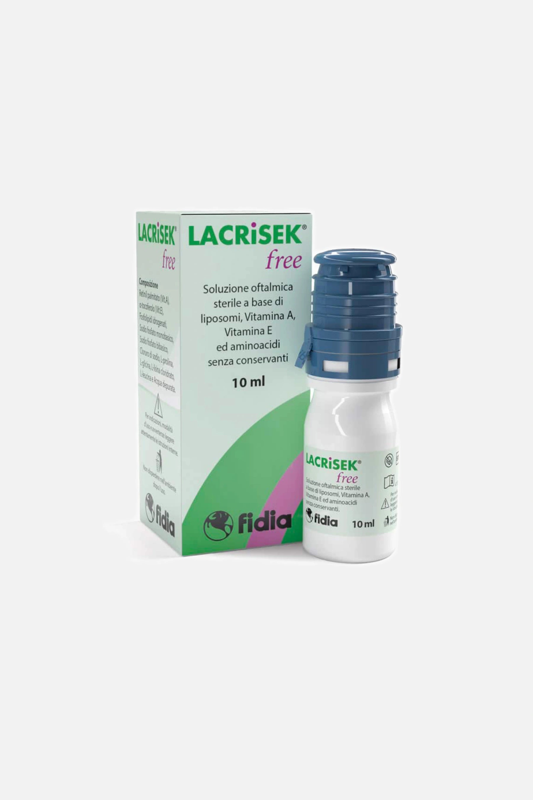 LACRISEK free collirio 10ml – Collirio senza conservanti per occhi secchi