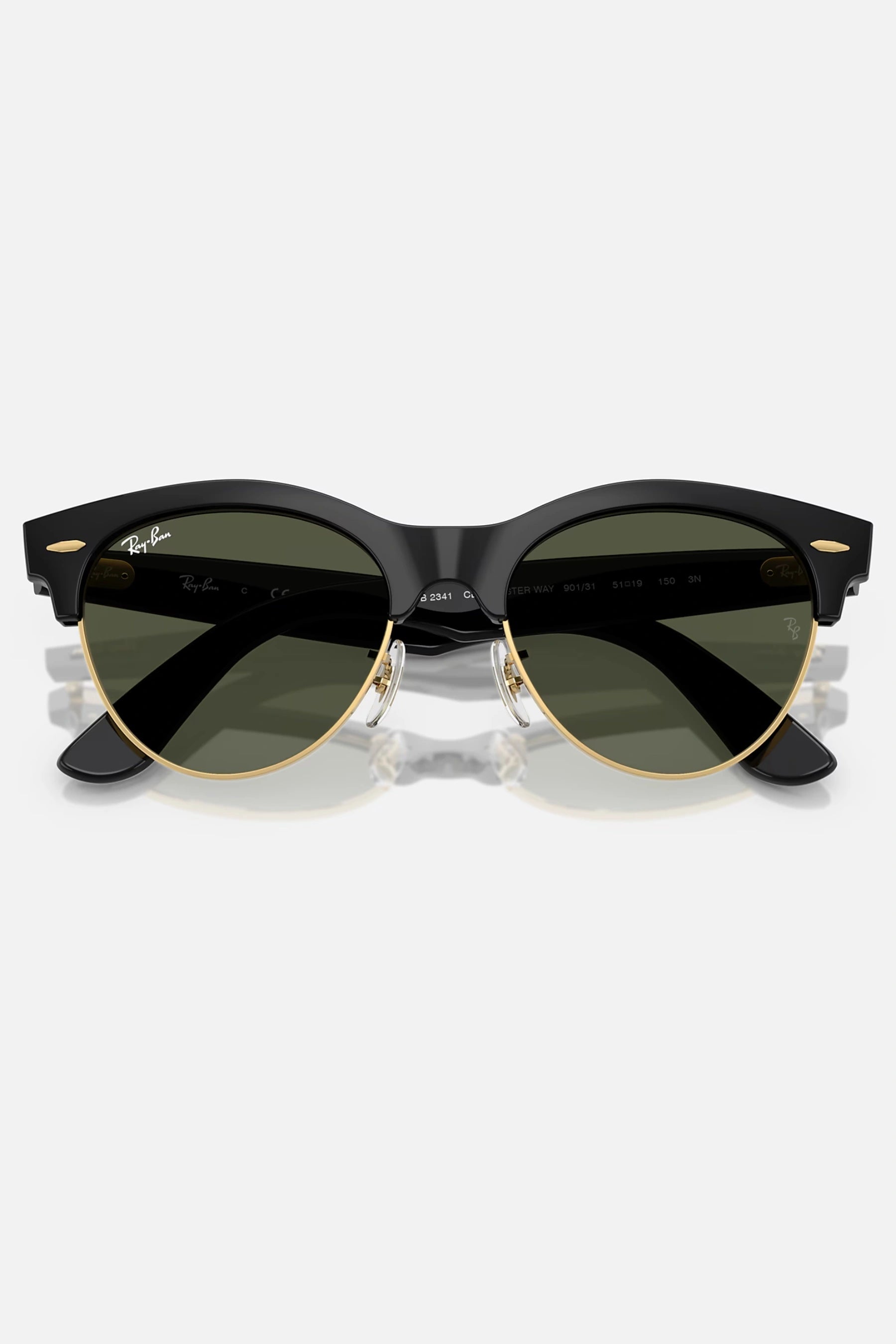 Ray - Ban RB2341 901/31 54 - 19 - Occhiali da Sole Clubmaster Way - Ottica Paoletti Foto