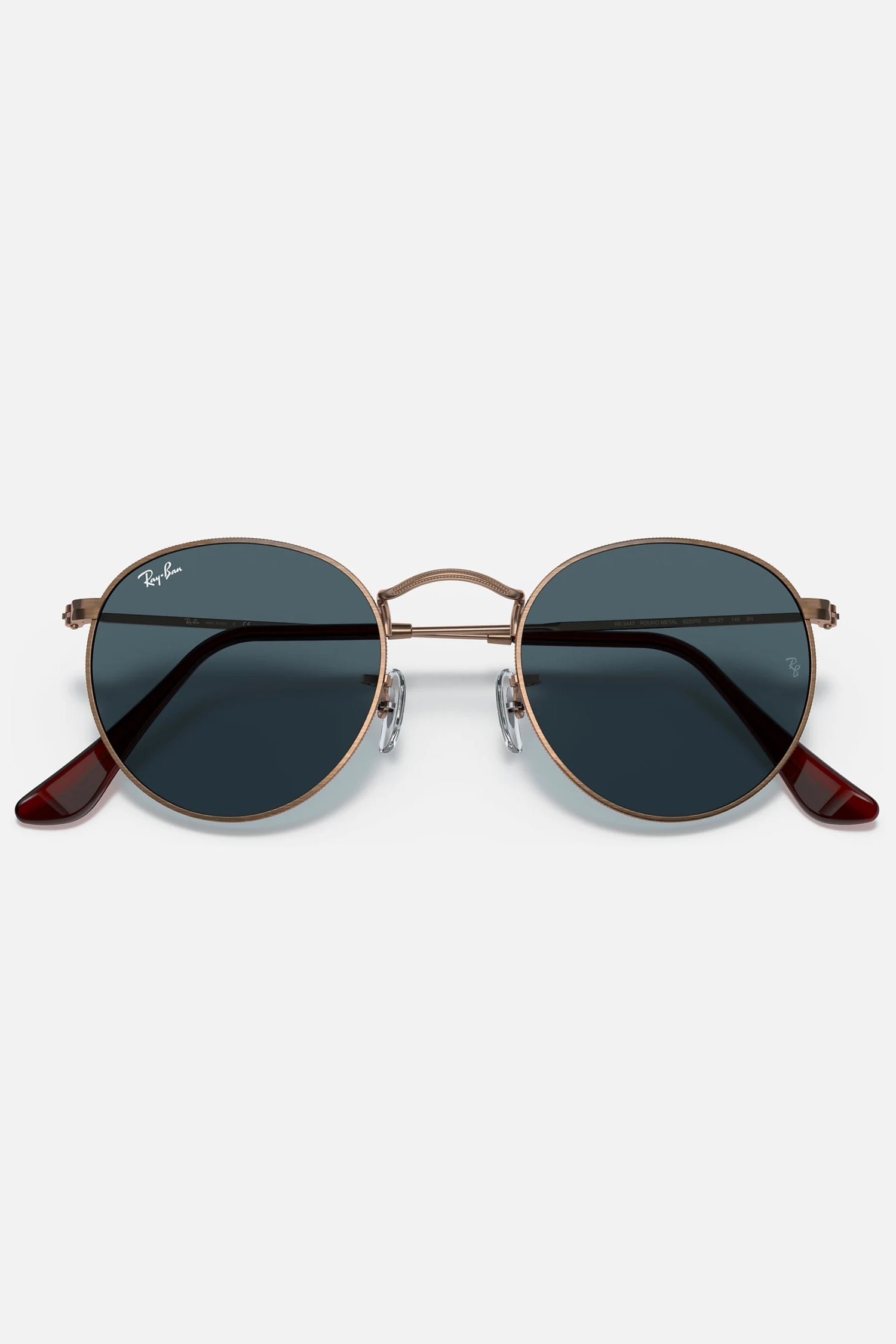 Ray-Ban RB3447 9230R5 Round Metal Antiqued