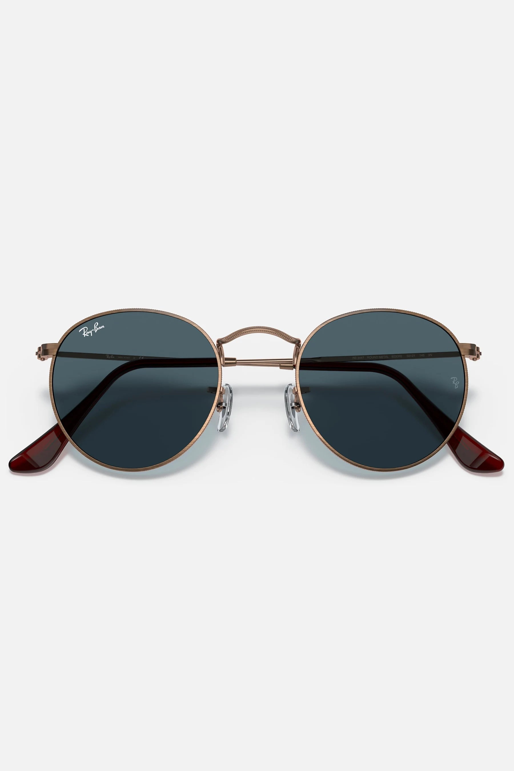 Ray-Ban RB3447 9230R5 Round Metal Antiqued