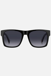 Occhiali da sole Tommy Hilfiger TH 2118/S 807/9O misura 53, montatura nera e lenti grigio sfumate.