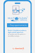 Flacone Multiclean ANTIFOG 20 ml, pulitore per lenti antiriflesso con effetto antiappannamento.