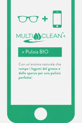 Spray Multiclean Pulitore Lenti e Occhiali 125 ml, flacone per la pulizia di lenti e schermi.