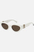 Occhiali da sole Tommy Hilfiger TH 1957/S SZJ70, montatura avorio con lenti marrone scuro.