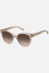 Occhiali da sole Tommy Hilfiger TH 1885/S FWMHA, montatura rosa trasparente con lenti marrone sfumato.