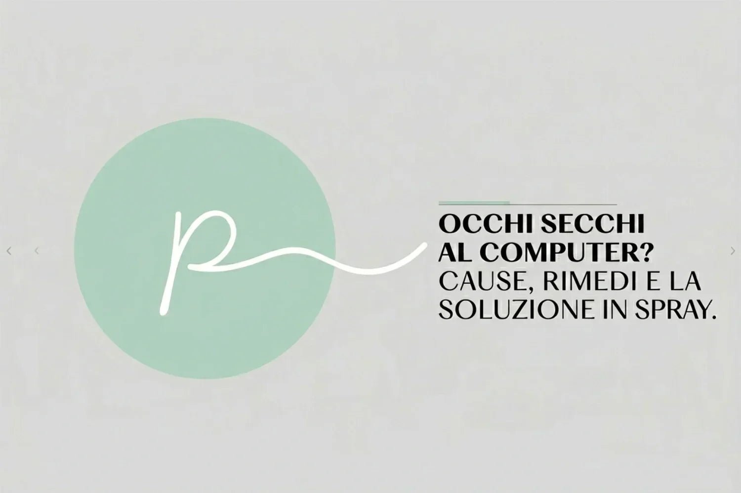 Occhi secchi al computer? Cause, rimedi e la soluzione in spray - Ottica Paoletti Foto