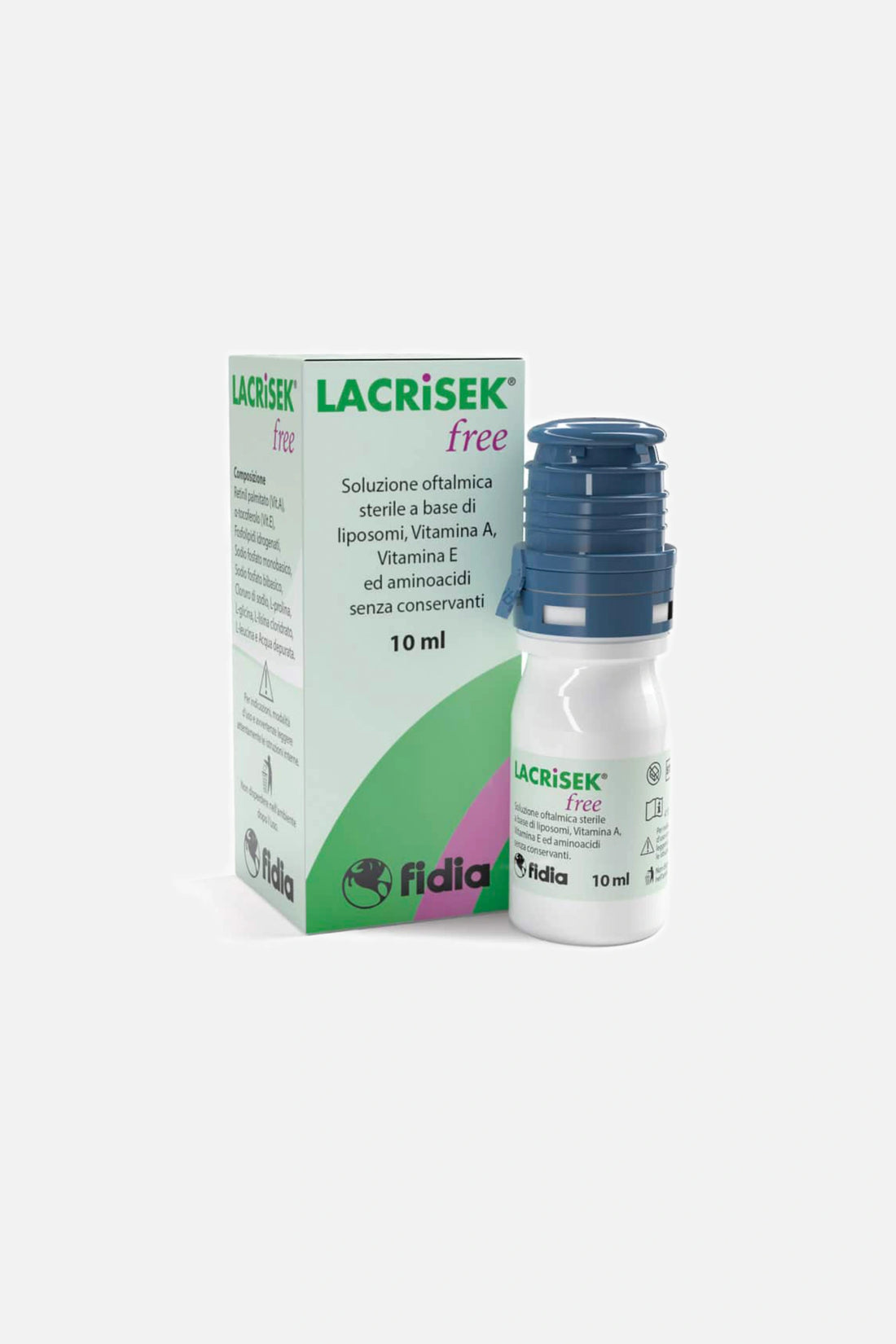 LACRISEK free collirio 10ml – Collirio senza conservanti per occhi secchi