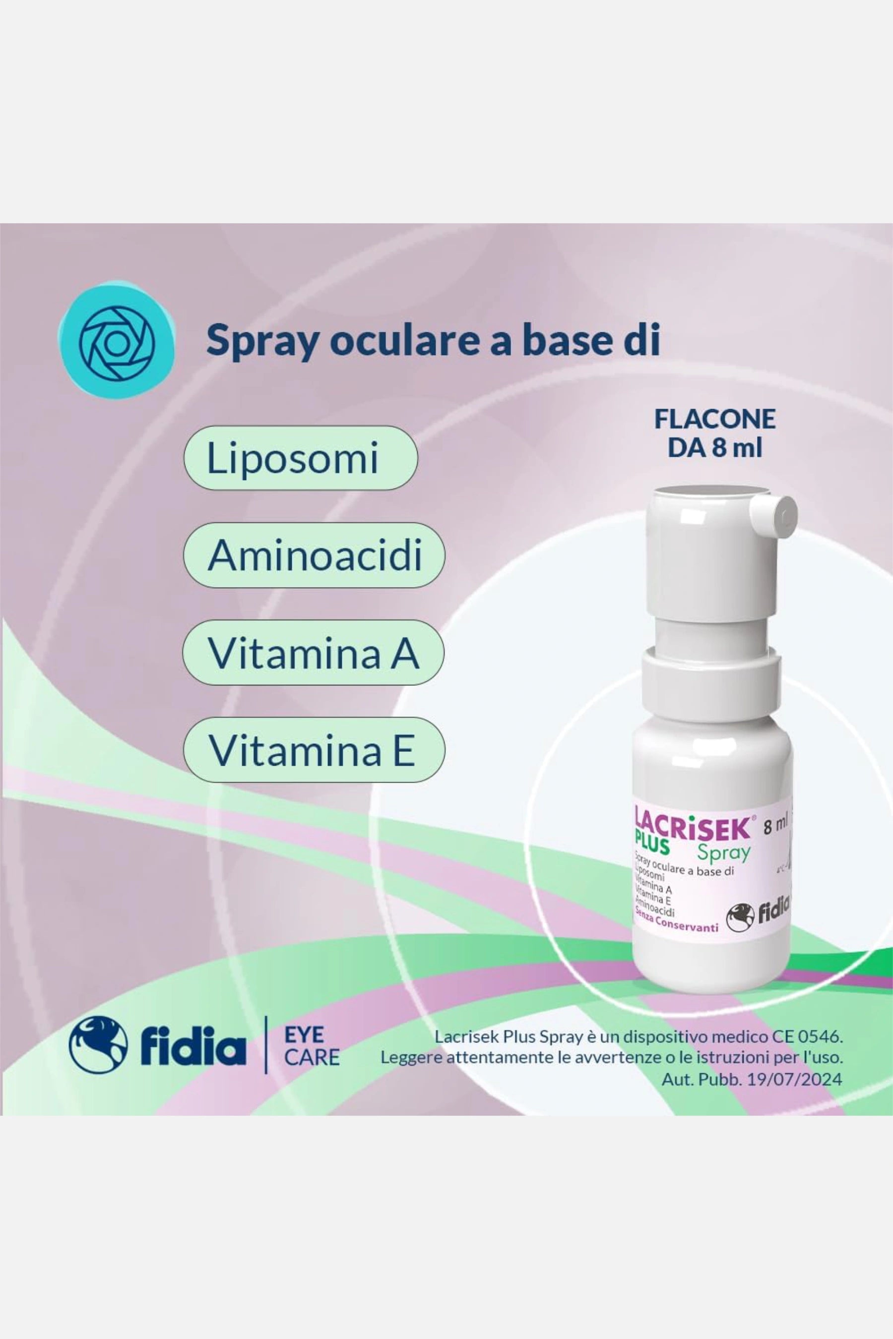 LACRISEK Plus Spray collirio 8 ml - Ottica Paoletti Foto