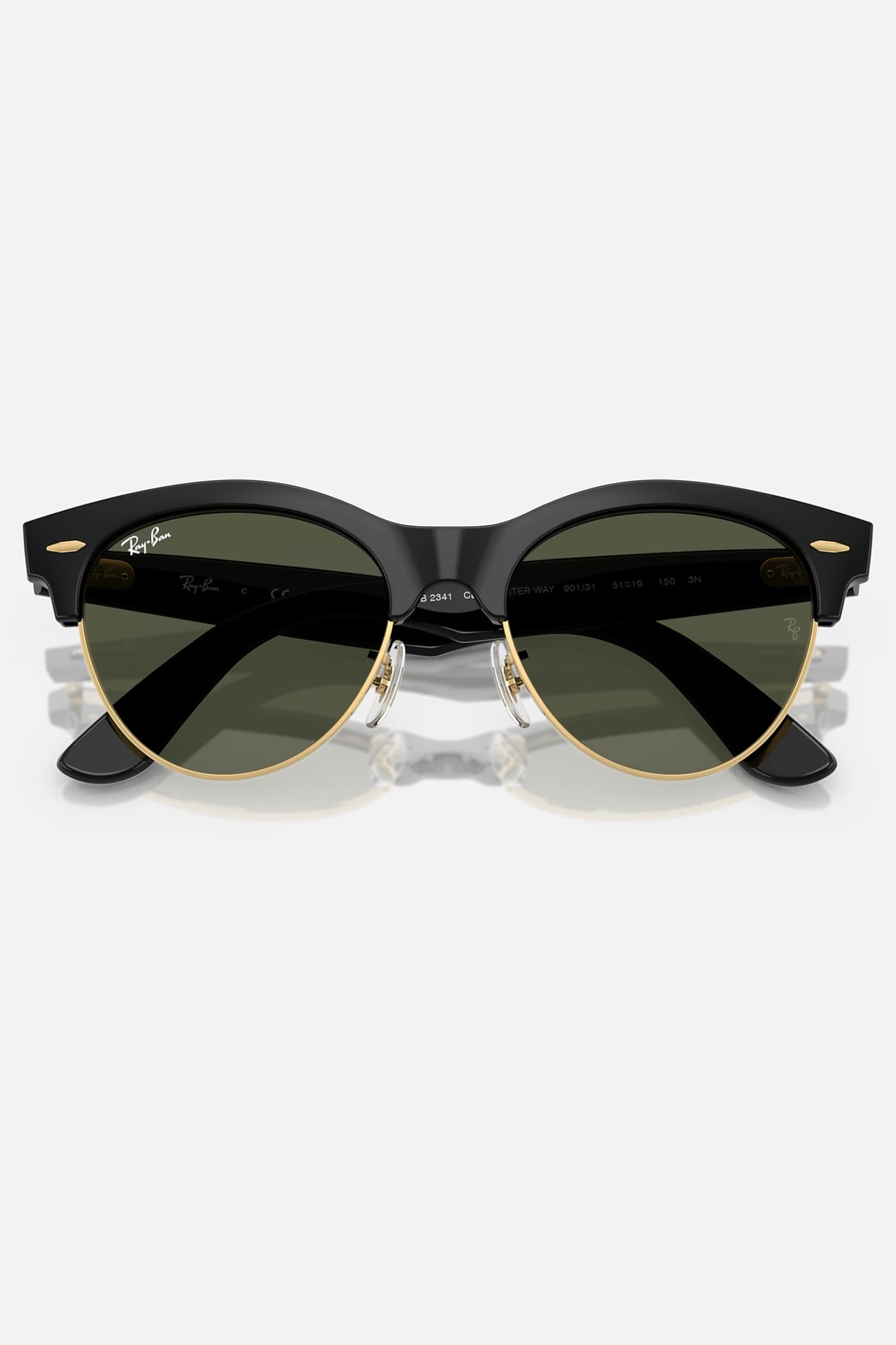 Ray - Ban RB2341 901/31 54 - 19 - Occhiali da Sole Clubmaster Way - Ottica Paoletti Foto