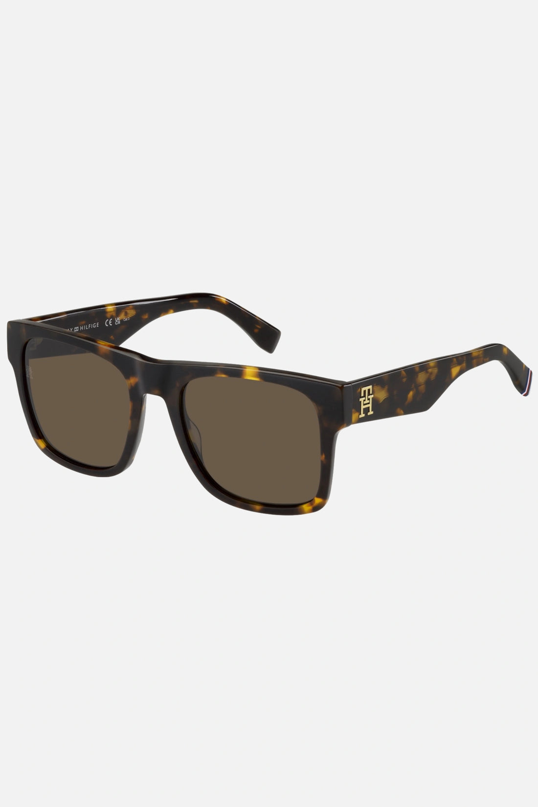 Occhiali da sole Tommy Hilfiger TH 2118/S 086/70 misura 53, montatura tartaruga scura e lenti grigio scuro.