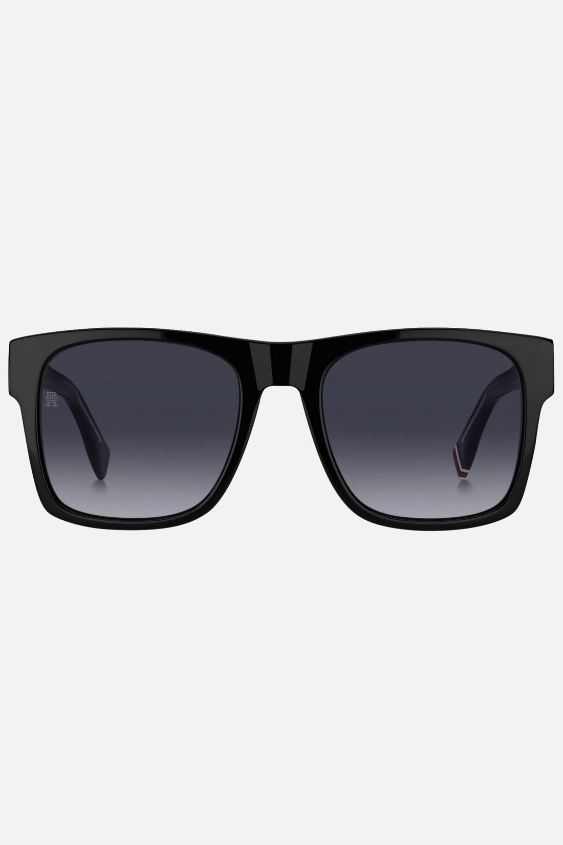 Occhiali da sole Tommy Hilfiger TH 2118/S 807/9O misura 53, montatura nera e lenti grigio sfumate.