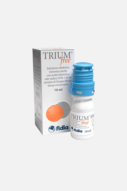 TRIUM Free collirio 10ml Fidia - vecchio packaging